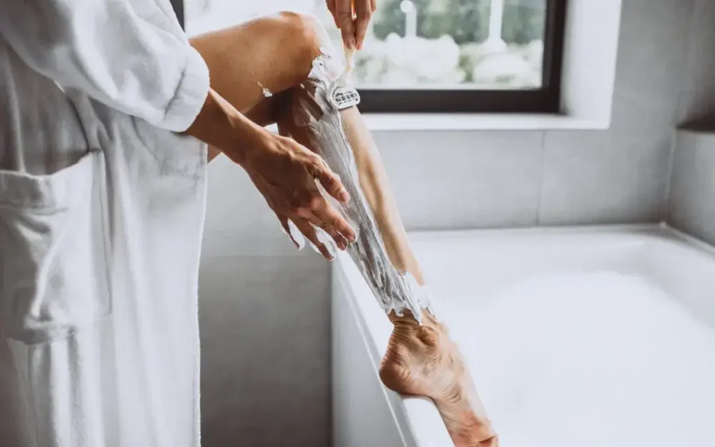 Instruções para raspar antes da depilação a laser