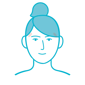 têmporas mulher têmporas mulher